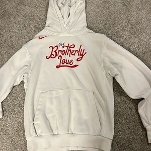 Philadelphia 76ers Sixers City of Brotherly Love Nike NBA hoodie sweatshirt